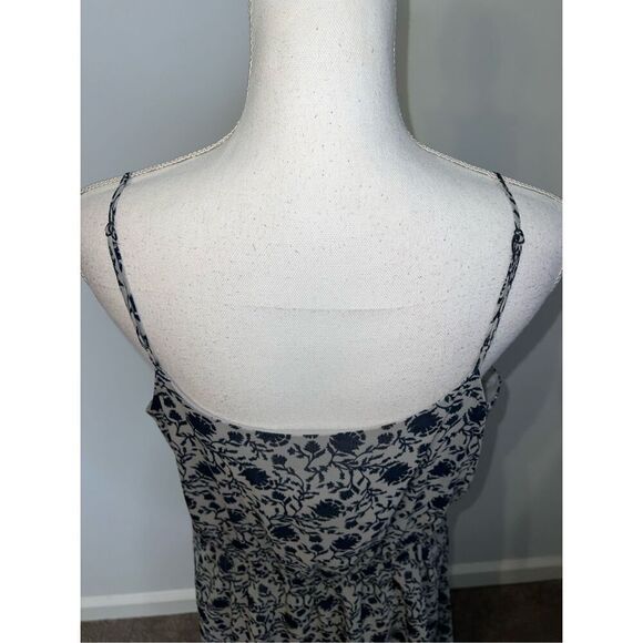 NEW! Women’s Blue Floral Spaghetti Strap Dress size LP Ann Taylor - Picture 4 of 10